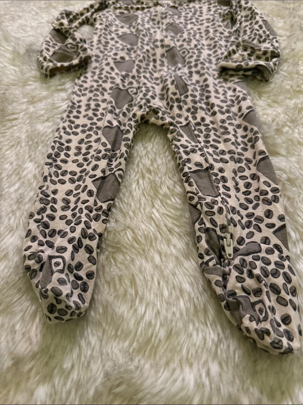 Kate Quinn 6-9 Month Coffee Bean Footie